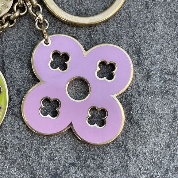 LOUIS VUITTON Key ring holder Key chain Bag charm AUTH Portocre Looping - Picture 3 of 9